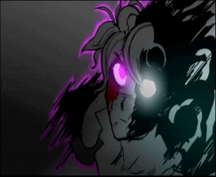 A GIF of Gyrus going in and out of shadow form.